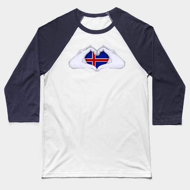 Iceland Baseball T-Shirt by redmay